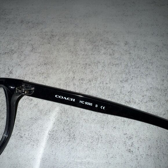 Coach HC 6095 Black Unisex Eyeglasses 54-16-135mm NEW - Picture 5 of 8